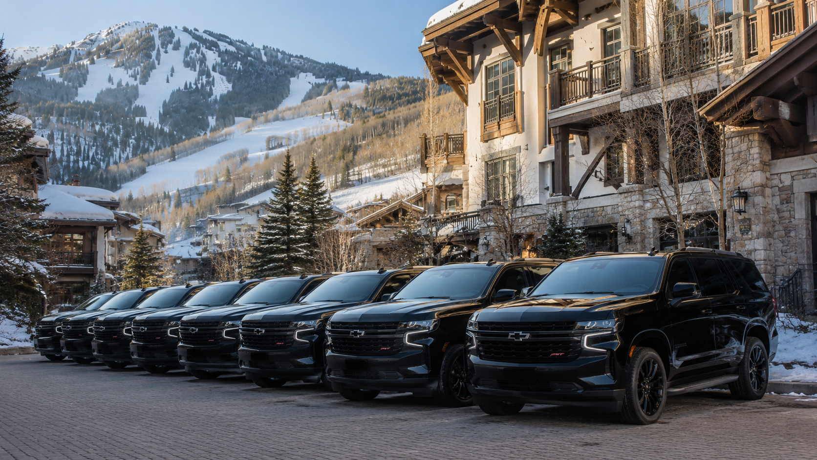 The Limo Vail fleet